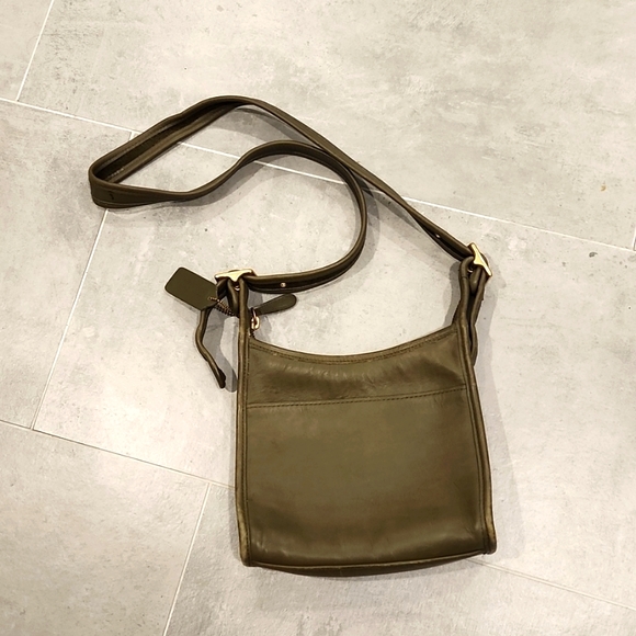Coach Bags Vintage Olive Green Coach Crossbody Bag Poshmark